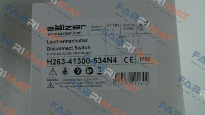 Salzer-H263-41300-534N4 price