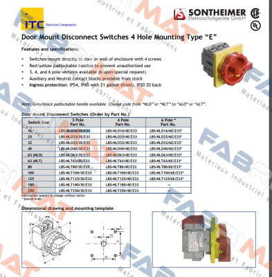 Sontheimer-NLO16/3E/Z33 price