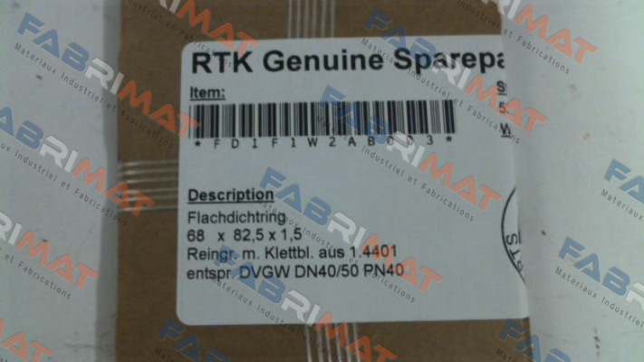 RTK-FDIF1W2AB003 price