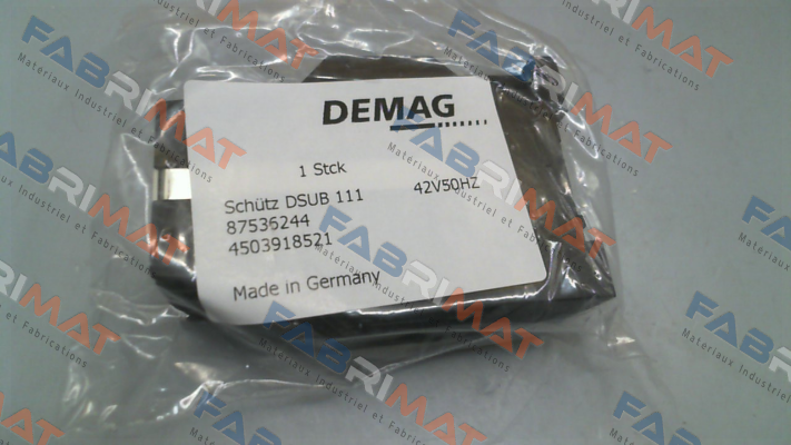 Mannesmann-Demag-87536244 / DSUB-111 42V50HZ price