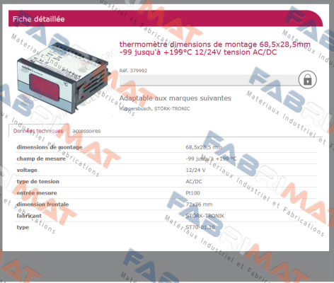 Stork tronic-ST70-02.01  ( 900106.004) price