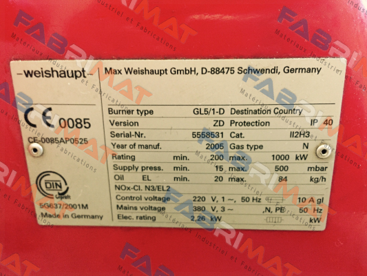 Weishaupt-601150 price